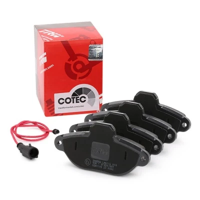 Imagem de TRW COTEC GDB1115 Jogo de pastilhas para travão disco incl. contacto aviso desgaste FIAT: Punto II Hatchback, I Hatchback