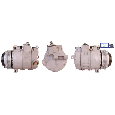 Imagem de LUCAS ACP100 Compressor PAG 46 R134a com juntas MERCEDES BENZ: Classe C Sedan, ML, Coupe