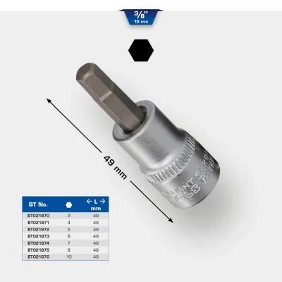Imagem de KS TOOLS Chave de caixa 6,0, 6 Sextavado interior BT021873