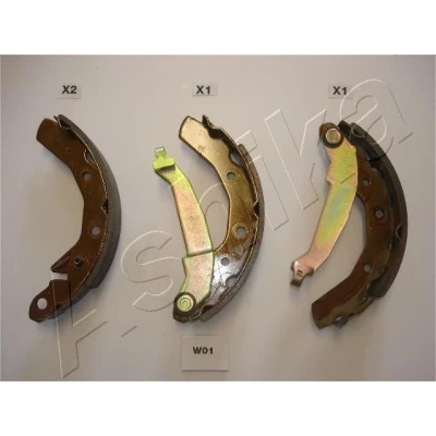 Imagem de ASHIKA 55 W0 001 Maxilas de Travão Eixo traseiro 180mm 31mm DAEWOO: Matiz I Hatchback