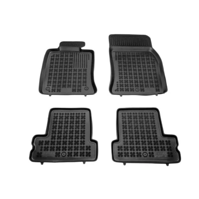 Imagem de REZAW PLAST 200720 Conjunto de tapete chão Borracha à frente e atrás 4 preto medida MINI: Hatchback