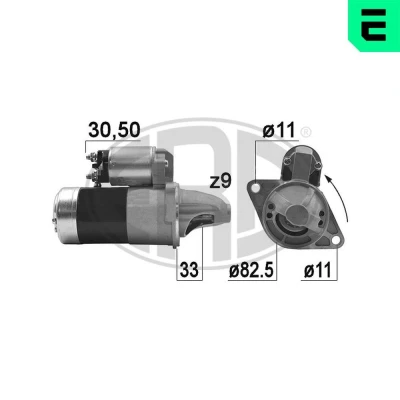 Imagem de ERA 220929A Motor de arranque 12 1,4 9 30 50 83 SUBARU: Forester II, I