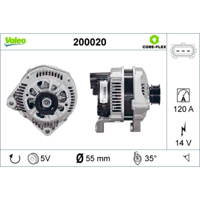 Imagem de Alternador VALEO 200020