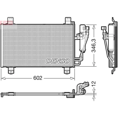 Imagem de DENSO DCN44017 Condensador com secador R 134a