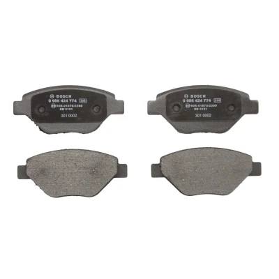 Imagem de BOSCH 0 986 424 774 Jogo de pastilhas para travão disco Baixo teor metálico com chapa anti ruído RENAULT: MEGANE 2, 2 Stufenheck