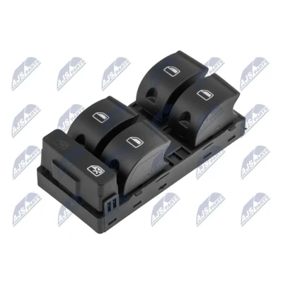 Imagem de NTY EWS AU 000 Interruptor, elevadores dos vidros à frente, lado esquerdo AUDI: A4 B7 Avant, Sedan, SEAT: Exeo ST