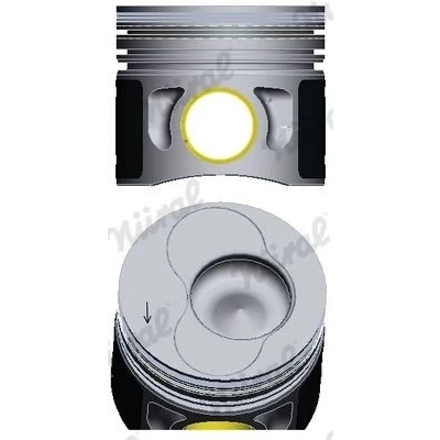 Imagem de NÜRAL 87 114900 65 Pistão VOLKSWAGEN: Passat B6 Sedan, Caddy 3, Golf 4, AUDI: A3 Sportback, Hatchback, SEAT: Ibiza 3