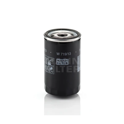 Imagem de MANN FILTER W 719/13 Filtro de óleo 3/4 16 UNF com duas válvulas retenção aparafusado MERCEDES BENZ: W124 Sedan, 190, Classe E Sedan