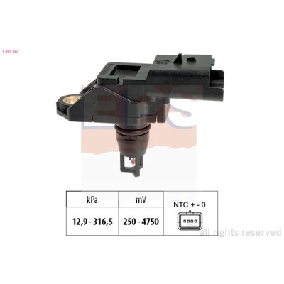 Imagem de FACET 10.3261 Sensor Made in Italy OE Equivalent VOLVO: C30, TOYOTA: Proace I Van / Carrinha