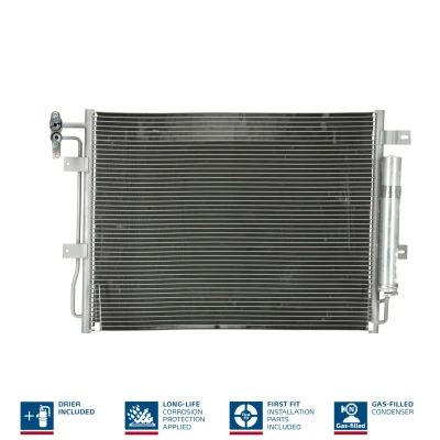 Imagem de NISSENS 940406 Condensador com secador Alumínio 635 R 134a