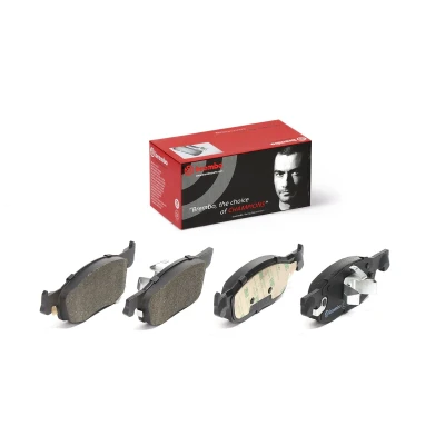 Imagem de BREMBO P 83 185 Jogo de pastilhas para travão disco com avisador sonoro desgaste grampo do êmbolo, chapa anti ruído acessórios