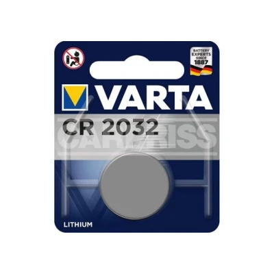 Imagem de 1 pilha de lítio tipo botão varta cr2450