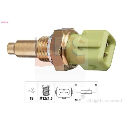 Imagem de EPS 1.830.220 Sensor da Temperatura do Líquido de Refrigeração Made in Italy OE Equivalent FIAT: Palio I Weekend