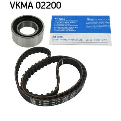 Imagem de SKF VKMA 02200 Jogo de correias dentadas 104 com perfil dentado trapezoidal FIAT: Punto I Hatchback, Uno Panda Hatchback