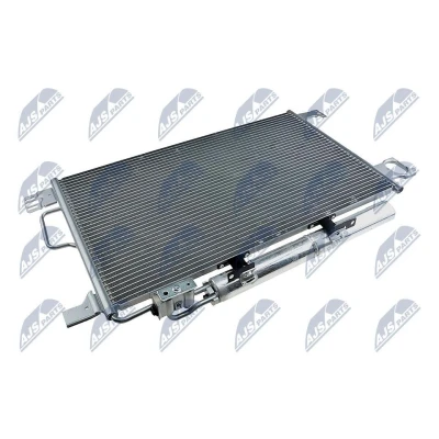 Imagem de NTY CCS ME 021 Condensador com secador Alumínio 630 R134a MERCEDES BENZ: Classe C Sedan
