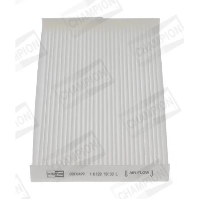 Imagem de CHAMPION CCF0499 Filtro, ar do habitáculo Filtro de pólen, partículas 260 148 25 NISSAN: Juke, Leaf II, I