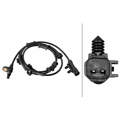Imagem de HELLA 6PU 358 219 131 Sensor de ABS com grampo Hall 2pólos 1220mm JEEP: WRANGLER 3