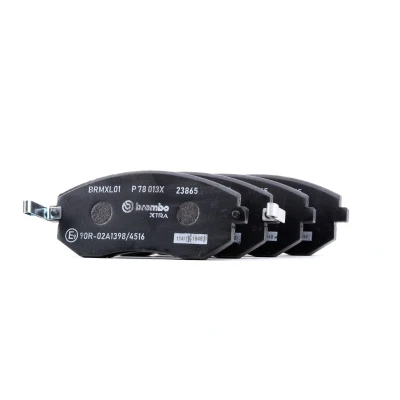 Imagem de BREMBO P 78 013X Jogo de pastilhas para travão disco com avisador sonoro desgaste sem acessórios SUBARU: Impreza III Hatchback, Forester IV