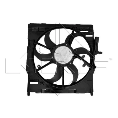 Imagem de NRF 47842 ventilador de radiador 517 12 400 com estrutura do (caixilho), Motor sem escovas