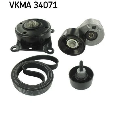 Imagem de SKF VKMA 34071 Jogo de correias trapezoidais estriadas com acoplamento fricção fluido