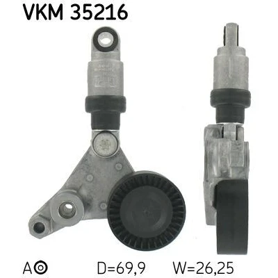 Imagem de SKF VKM 35216 Polia Tensora RENAULT: ESPACE 4, OPEL: Vectra C Sedan, SAAB: 9 5 Sedan