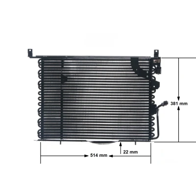 Imagem de MAHLE ORIGINAL AC 149 000S Condensador sem secador 515