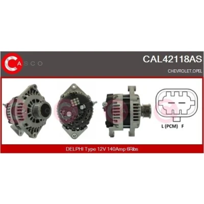 Imagem de CASCO CAL35163AS Alternador 12V 90A