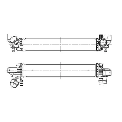 Imagem de NRF 309115 Intercooler Alumínio