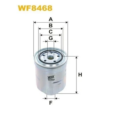 Imagem de Filtro combustível wix wf8468