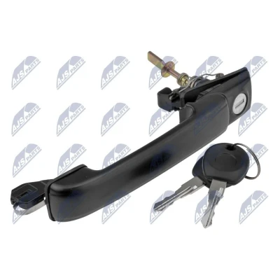 Imagem de NTY EZC VW 394 Puxadores de Porta à frente, lado esquerdo, direito com canhão fechadura, chave VOLKSWAGEN: GOLF 3