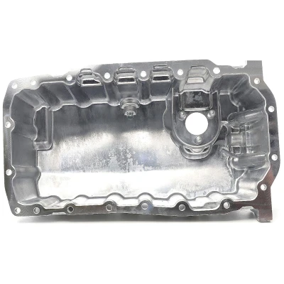 Imagem de METZGER 7990132 Cárter de Óleo com bujão despejo do óleo, sem junta furo para sensor nível óleo Alumínio p/ fundição injetada