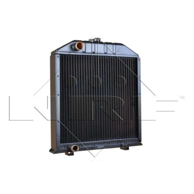 Imagem de NRF 53664 Radiador, arrefecimento do motor Alumínio 545 500 59 com capa Aletas de refrigeração soldadas
