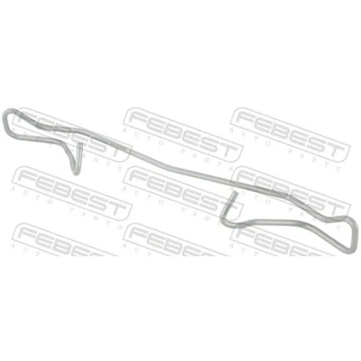 Imagem de FEBEST 0303 001 Mola, pastilha do travão de disco CITROËN: Berlingo II Van, VOLVO: V40 Hatchback, OPEL: Astra H Van