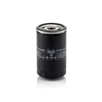Imagem de MANN FILTER W 719/12 Filtro de óleo 3/4 16 UNF com uma válvula retenção aparafusado VOLKSWAGEN: TRANSPORTER 3 Kasten,