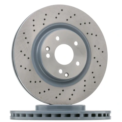 Imagem de FEBI BILSTEIN 26107 Disco de travão Eixo dianteiro 330 28 5 112 perfurado/ventilado revestido MERCEDES BENZ: Classe C Sedan, T modell