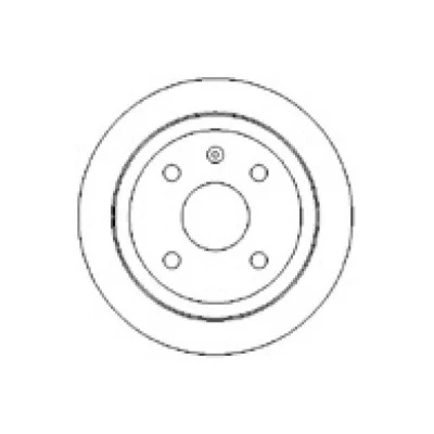 Imagem de MAPCO 25501 Disco de travão Eixo traseiro 258 10 4 100 cheio DAEWOO: Nubira Hatchback