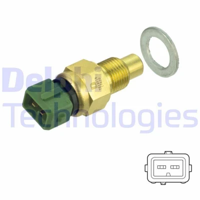 Imagem de DELPHI TS10518 Sensor da Temperatura do Líquido de Refrigeração PEUGEOT: 206 Hatchback, Partner I Van, CITROËN: Xsara Carrinha