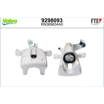 Imagem de FTE 9298093 Pinça de travão cinzento Alumínio Eixo traseiro direito sem suporte MINI: Hatchback, Clubman, Cabrio