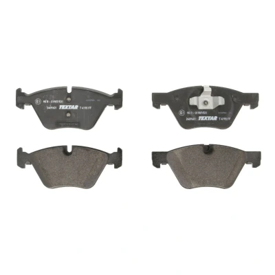 Imagem de TEXTAR 2409601 Jogo de pastilhas para travão disco preparado indicador aviso desgaste BMW: 1 Coupe, 3 Touring, Hatchback