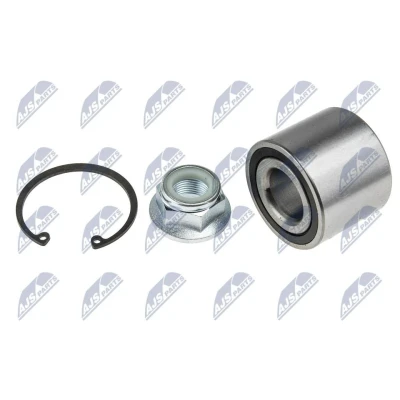 Imagem de NTY KLT RE 016 Kit de rolamento roda Eixo traseiro, traseiro esquerdo, direito, à direita 55 RENAULT: Clio 4, Kangoo I Express