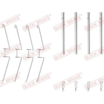 Imagem de QUICK BRAKE 109 1155 Kit de acessórios, pastilhas travão