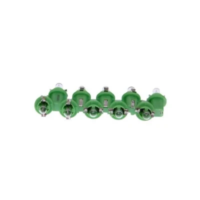 Imagem de MAXGEAR Lâmpada 12V 2W de casquilho plástico verde branco transparente 78 0038SET
