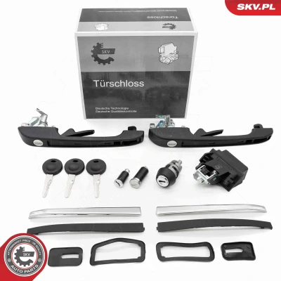 Imagem de ESEN SKV 96SKV280 Jogo de fechaduras, sistema fecho VOLKSWAGEN: GOLF 2