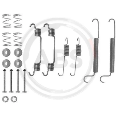 Imagem de A.B.S. 0766Q Kit de acessórios, maxilas do travão OPEL: Astra G CC, Combo C Van / Carrinha
