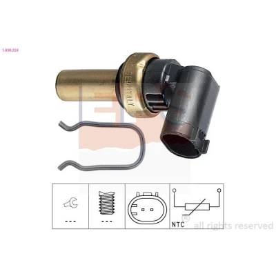 Imagem de EPS 1.830.324 Sensor da Temperatura do Líquido de Refrigeração Made in Italy OE Equivalent OPEL: Astra H Caravan, Corsa D Hatchback, GTC