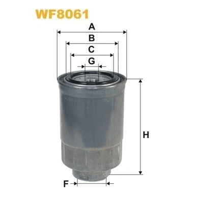 Imagem de Filtro combustível wix wf8061