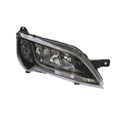 Imagem de TYC 20 14775 15 2 Farol Principal à direita H7/H7, W21/5W com luz de circulação diurna para pela motor elétrico