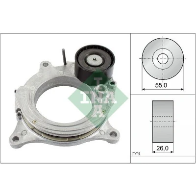 Imagem de INA 534 0692 10 Tensor, correia trapezoidal estriada BMW: 1 Hatchback, X1, MINI: Hatchback