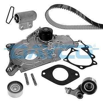 Imagem de DAYCO KTBWP9651 Bomba de Água + Kit Correia Distribuição TOYOTA: Corolla VIII Liftback, RAV4 II SUV, Compact