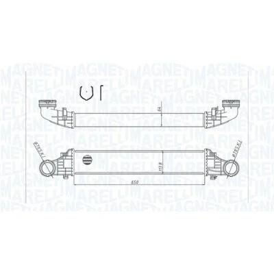 Imagem de MAGNETI MARELLI 351319204180 Intercooler MERCEDES BENZ: Classe E Sedan